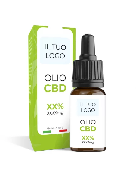 Olio CBD 10 ml personalizzato