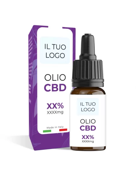 Olio CBD 10 ml personalizzato