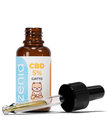 Zenia Olio CBD 5% Gatto 30ml