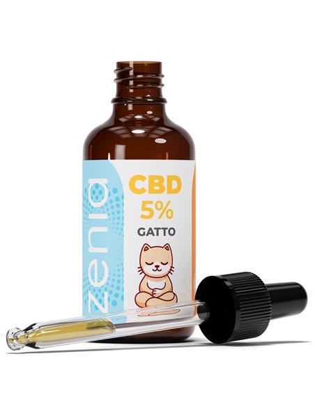 Zenia Olio CBD 5% Gatto 50ml