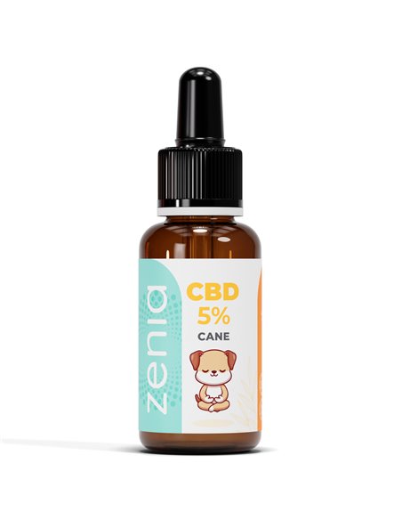 Zenia Olio CBD 5% Cane 30ml bottiglia