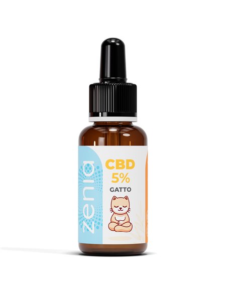 Zenia Olio CBD 5% Gatto 30ml bottiglia