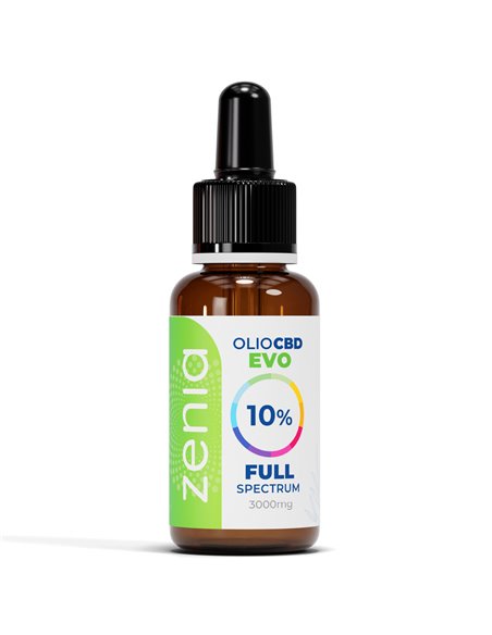 Zenia Olio CBD Evo full-spectrum 10% 30ml bott