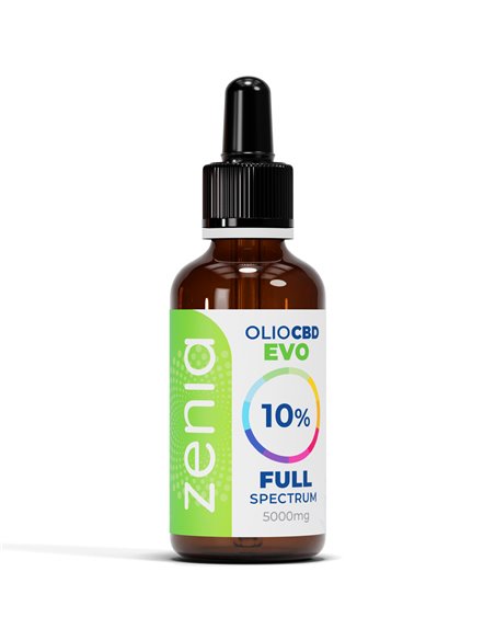 Zenia Olio CBD Evo full-spectrum 10% 50ml bott