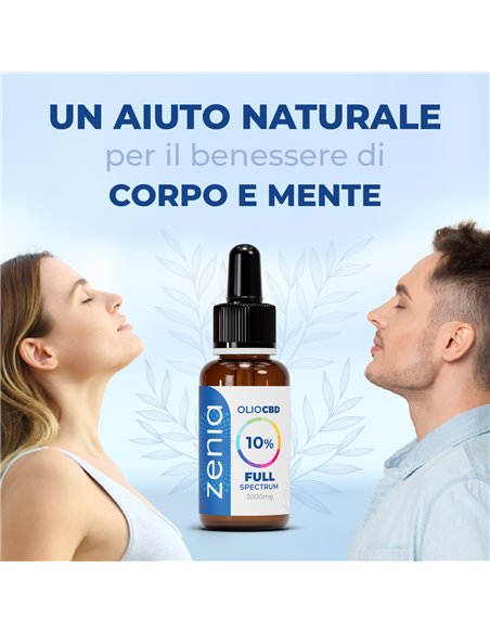 Zenia Huile CBD à spectre complet 10%