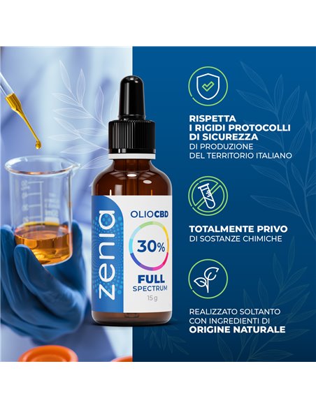 Zenia Aceite CBD de espectro completo 30%