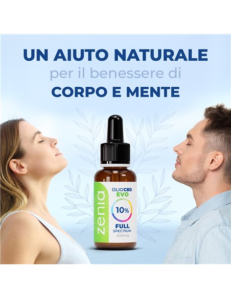 Zenia Olio CBD Evo full-spectrum 10% secondaria