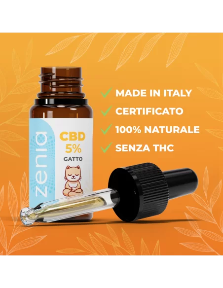 Zenia Olio CBD 5% Gatto