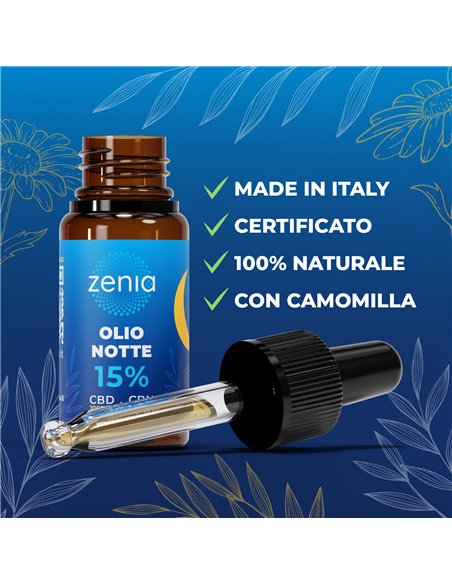 Zenia Olio Notte 15% CBD + CBN