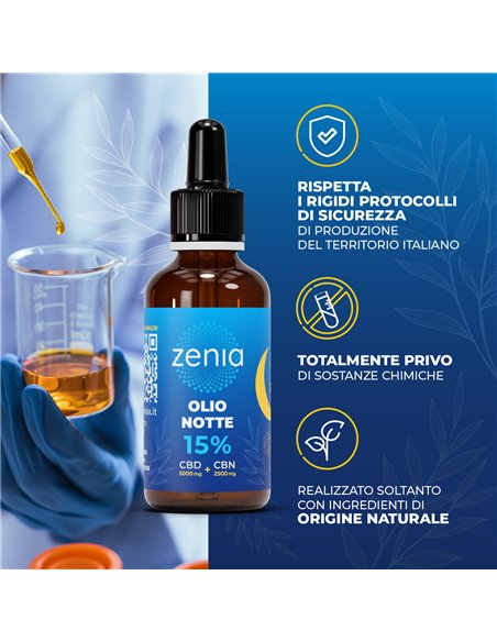 Zenia Olio Notte 15% CBD + CBN